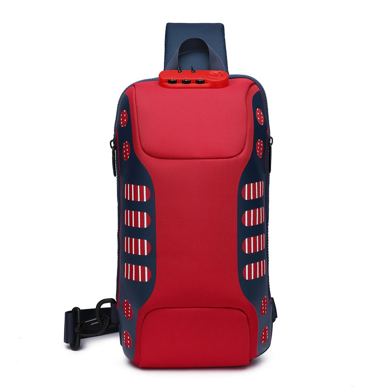 Wholesale Customizable High Quality New Waterproof Men's Chest Bag Trend Fashion Men's Sports Business Chest Bag Wholesale