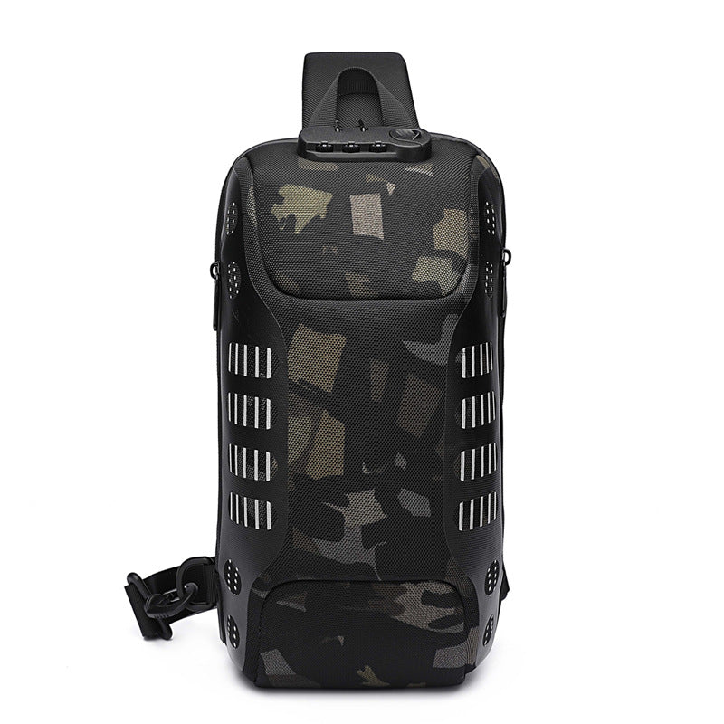 Wholesale Customizable High Quality New Waterproof Men's Chest Bag Trend Fashion Men's Sports Business Chest Bag Wholesale