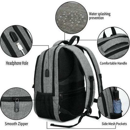 Custom Backpack Men's Large Capacity Computer Bag Breathable and Wearable Men's Business Backpack Backpack