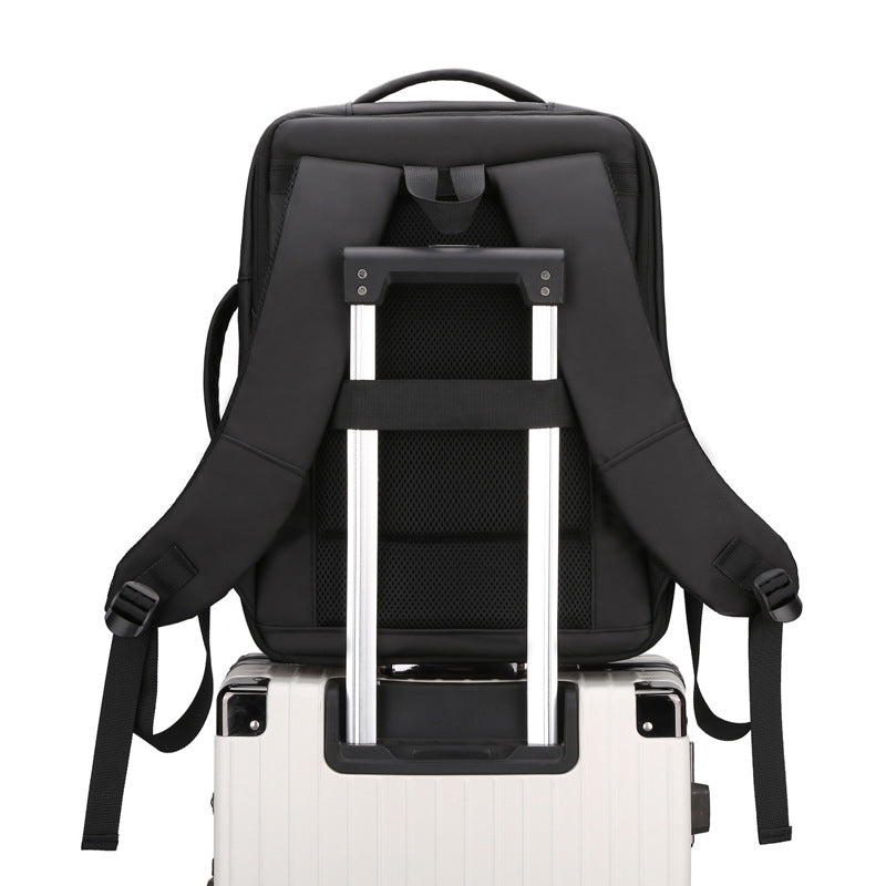 Customized Men's Backpack Backpack Wholesale Expansion Backpack Fashion Foreign Trade Backpack Men's Commuter Computer Bag