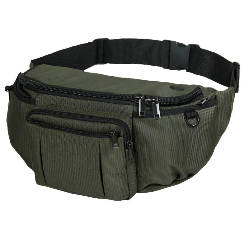 Customized Sports Waist Bag Large Capacity One Shoulder Crossbody Chest Bag Multifunctional Outdoor Mountaineering Leisure Fashion Waist Bag