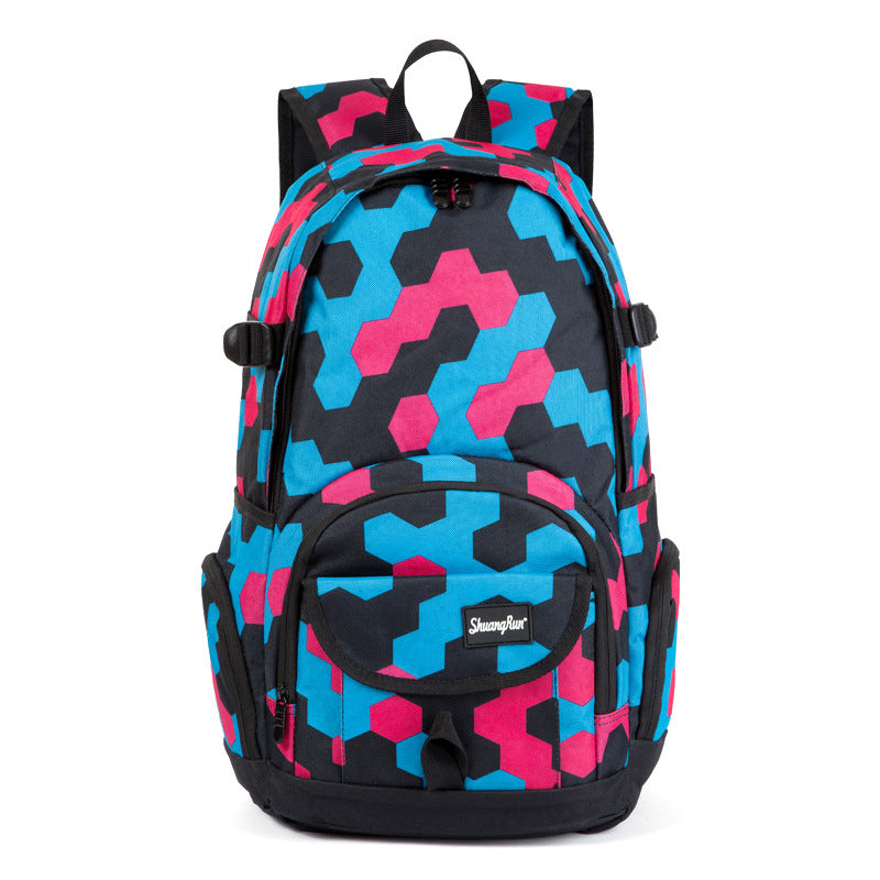 Custom Backpack Women's Korean-Style High School High School Student Schoolbag Men's Large Capacity Waterproof Computer Travel Backpack Factory Direct Sales