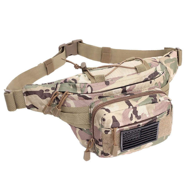 Customized Outdoor Sports Multi-Functional Slanted Chest Bag Military Fans Military Camouflage Storage Tactical Waist Pack