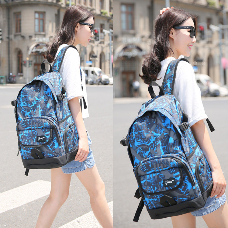 Custom Backpack Women's Korean-Style High School High School Student Schoolbag Men's Large Capacity Waterproof Computer Travel Backpack Factory Direct Sales