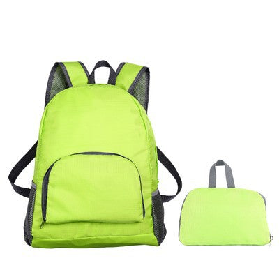 Customized Korean-Style Outdoor Multi-Functional Travel Leisure Folding Backpack Training Class Student Schoolbag with Logo Printing