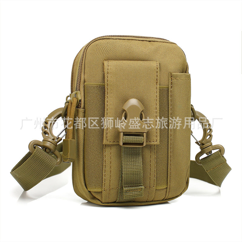 Customized Outdoor Waterproof Cell Phone Belt Bag Pannier Bag Tactical Shoulder Bag Tactical Waist Pack Shoulder Messenger Bag