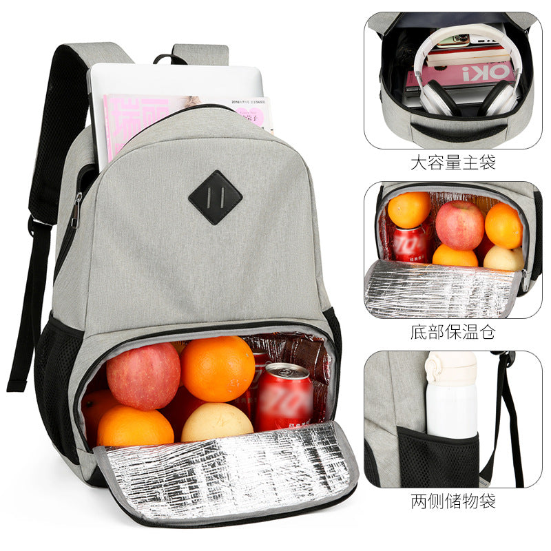 Custom New Arrival Computer Backpack Men's Backpack Men's Business Bag Ice Pack Lunch Bag Thermal Bag Lunch Bag Ice Pack