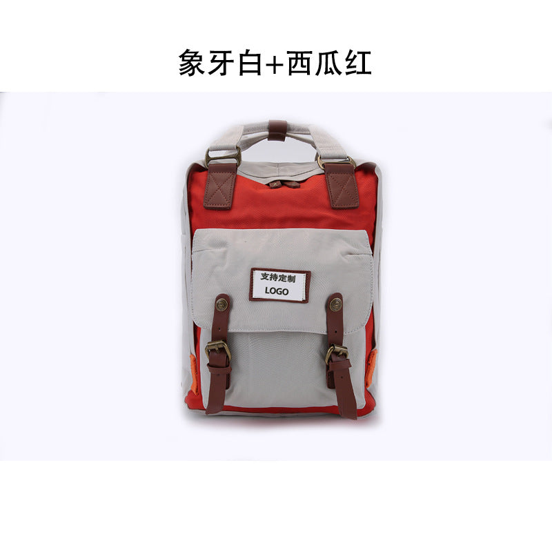 Customized New Product Doughnut Backpack Men's and Women's College Students Bag College Style Outdoor Multifunctional Backpack