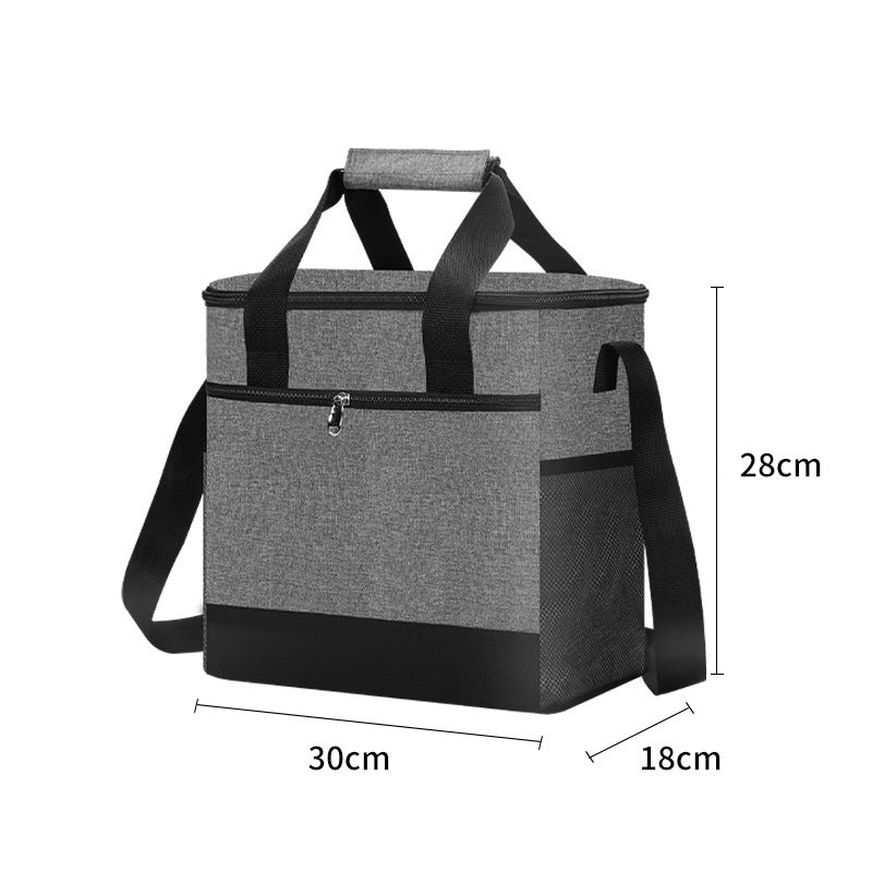 Customizable New Large Capacity Hand Carry Heat Preservation Bag Oxford Cloth Thick Insulation Bag Outdoor Waterproof Picnic Ice Pack