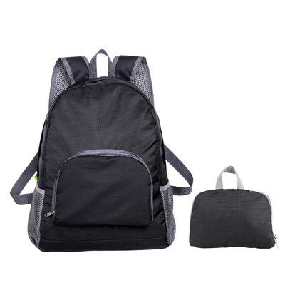 Customized Korean-Style Outdoor Multi-Functional Travel Leisure Folding Backpack Training Class Student Schoolbag with Logo Printing