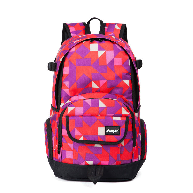 Custom Backpack Women's Korean-Style High School High School Student Schoolbag Men's Large Capacity Waterproof Computer Travel Backpack Factory Direct Sales