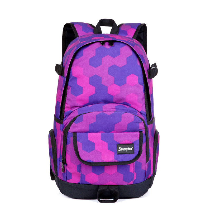 Custom Backpack Women's Korean-Style High School High School Student Schoolbag Men's Large Capacity Waterproof Computer Travel Backpack Factory Direct Sales