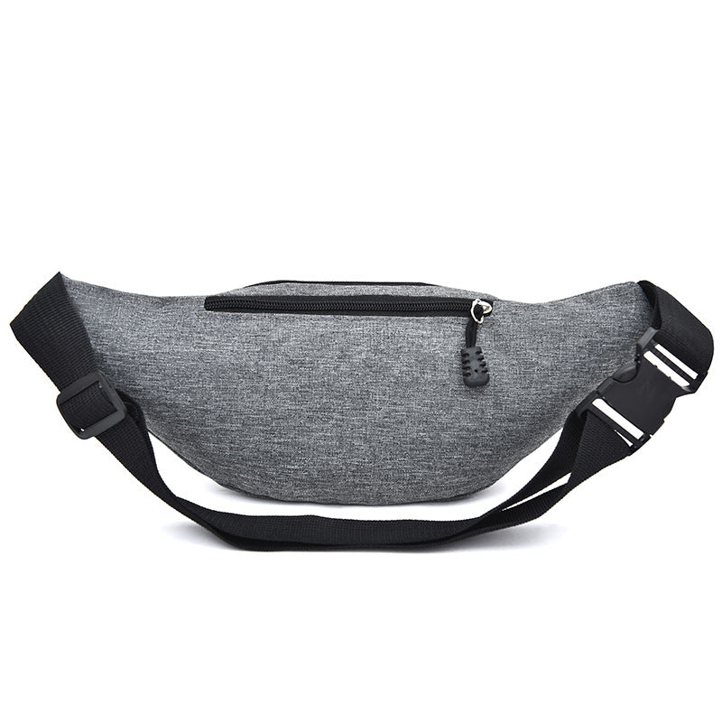 Customized Waist Bag Men's Casual Korean-Style Lightweight Oxford Cloth Bag New Fashion Sports One-Shoulder Chest Bag Crossbody Backpack