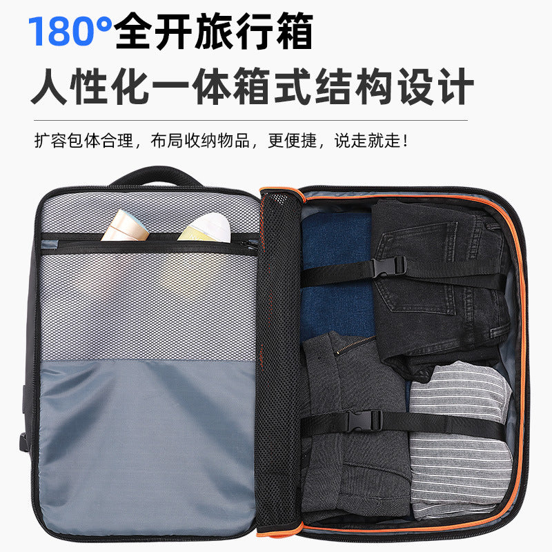 Customized New Product Men's Backpack Fashion Computer Bag Scalable Travel Backpack Large Capacity Backpack for Men