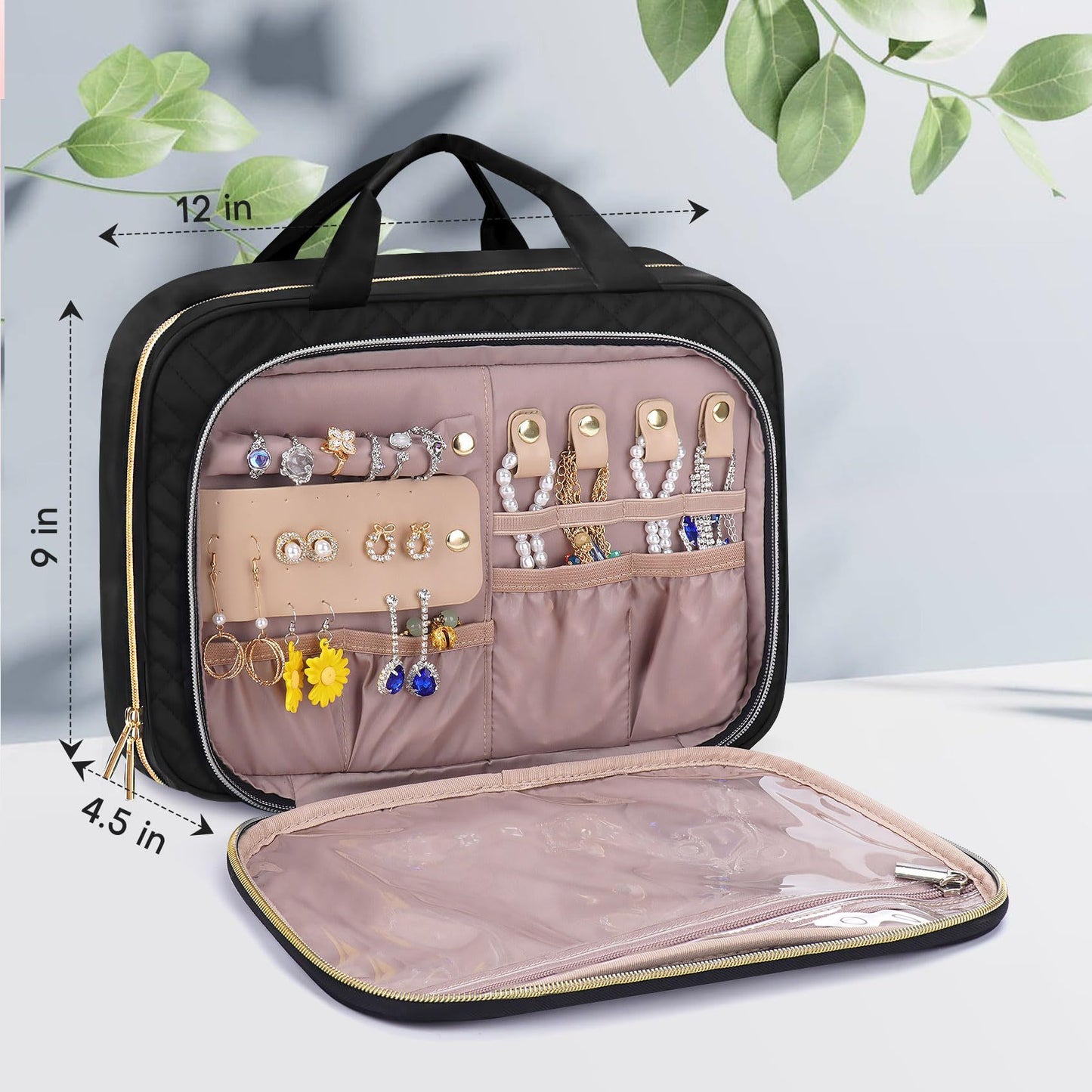 Customizable Wash Bag Waterproof Cosmetic Bag Storage Bag Travel Accessories with Hook