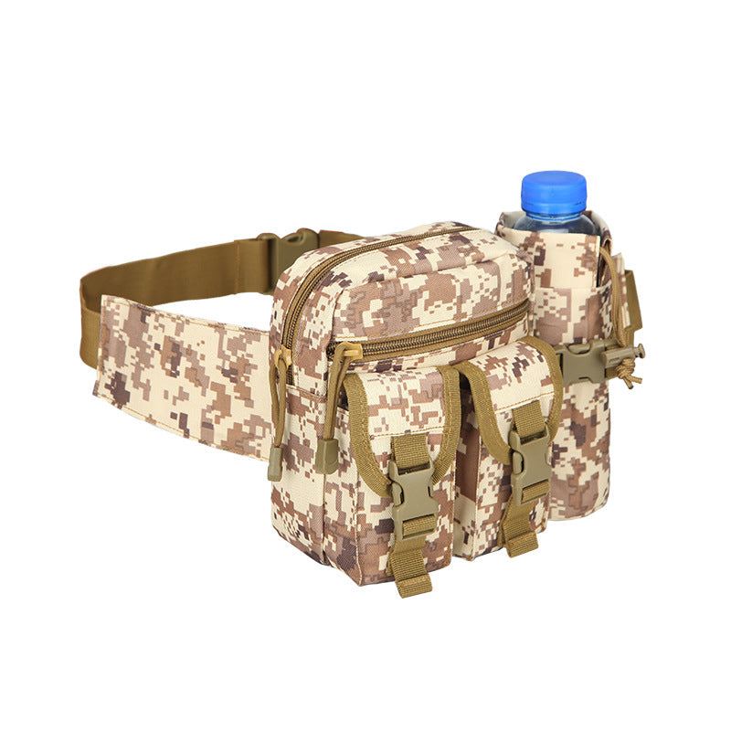 Customized Bottle Waist Pack Kit Camouflage Kettle Bag Travel Small Waist Bag Riding Satchel