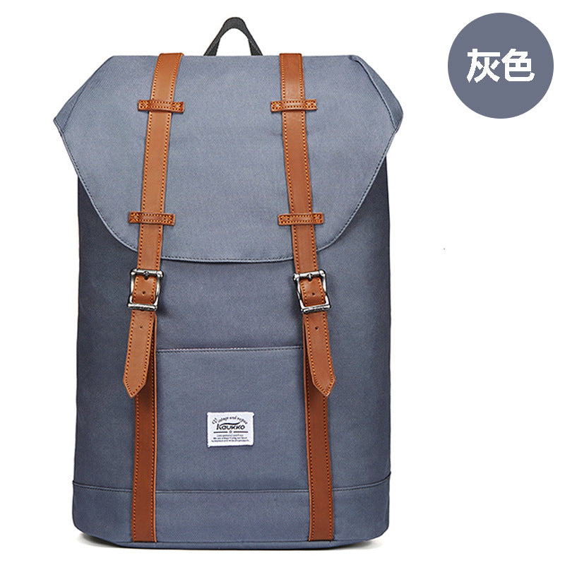 Custom New Arrival Outdoor Backpack Oxford Linen Men's and Women's College Students Bag Travel Mountaineering Bag European and American Backpack