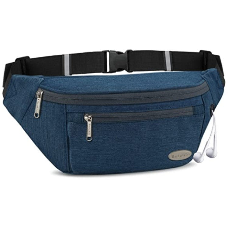 Customized New Product Fashion Waist Bag with 4 Zipper Pockets Premium Fashion Waist Bag Crossbody Bag Running Cycling Self-Propelled