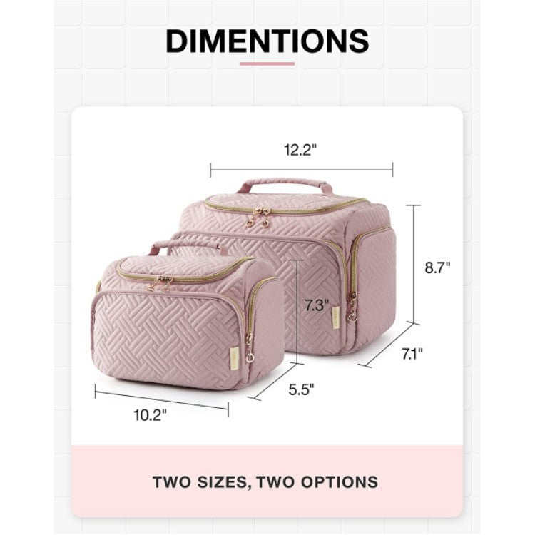 Customizable New Portable Cosmetic Bag Large Capacity Travel Cosmetic Case Multi-Function Portable Multi-Layer Desktop Cosmetic Bag