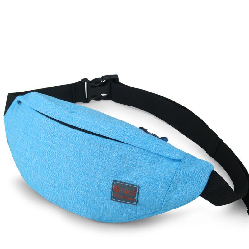 Wholesale Custom Casual Functional Fanny Bag Waist Bag Money Phone Belt Bag Pouch