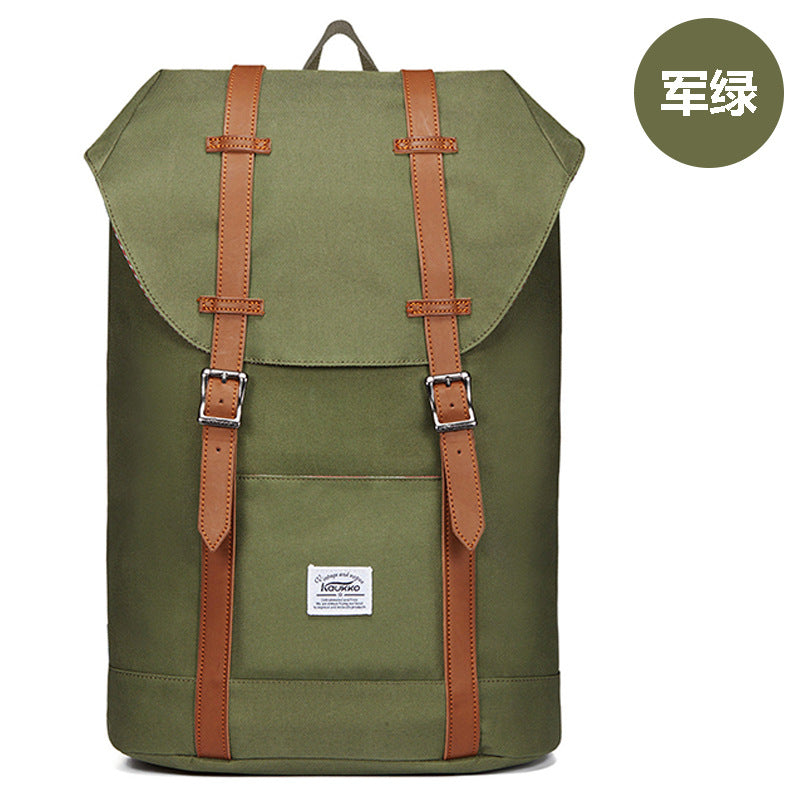 Custom New Arrival Outdoor Backpack Oxford Linen Men's and Women's College Students Bag Travel Mountaineering Bag European and American Backpack