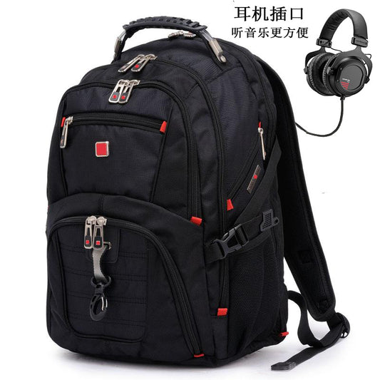 Factory Custom Wholesale Business Backpack Men's 15-Inch Laptop Bag Oxford Cloth Backpack Student Backpack 17-Inch