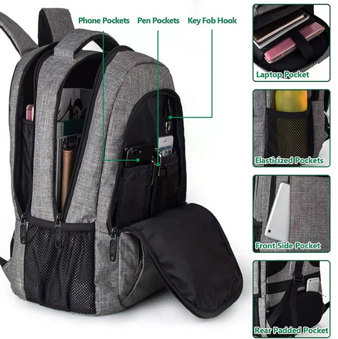 Custom Wholesale New Arrival Multifunctional Business USB Charging Backpack Computer Bag Backpack Travel & Outdoor Men and Women