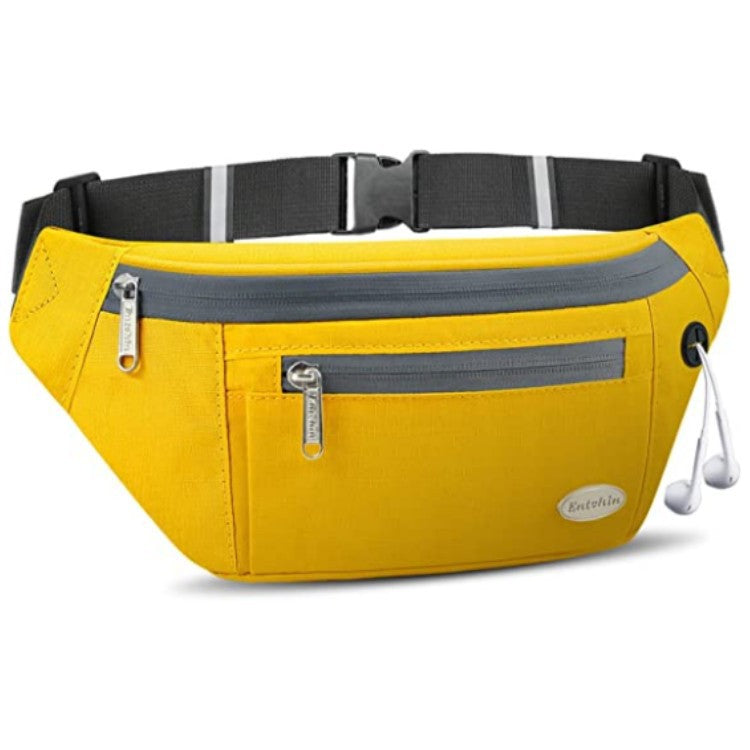 Customized New Product Fashion Waist Bag with 4 Zipper Pockets Premium Fashion Waist Bag Crossbody Bag Running Cycling Self-Propelled