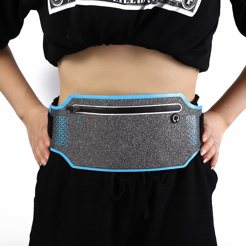 Customized Ultra-Thin Breathable Outdoor Sports Waist Bag Running Fitness Portable Waterproof Belt Storage Waist Bag