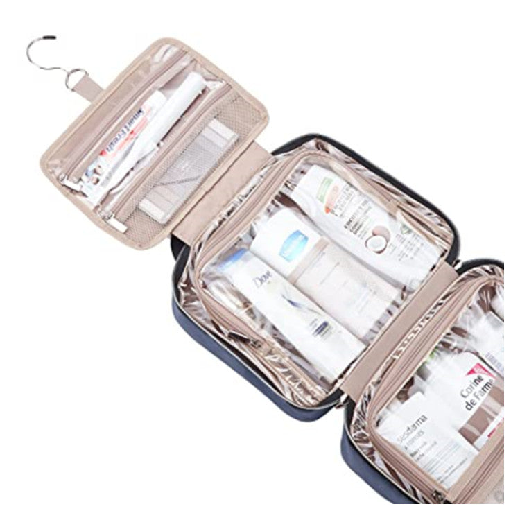 Customizable Fashion Wash Bag Personal Hygiene Bag Washing Set Travel Bag with Hook Portable Cosmetic Bag Travel Storage Bag