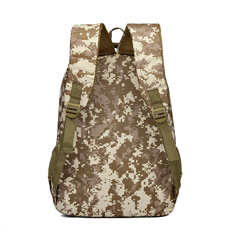 Customized New Product Outdoor Backpack Casual Fashion Men's Backpack Large Capacity Middle School Student Schoolbag Camouflage Travel Bag