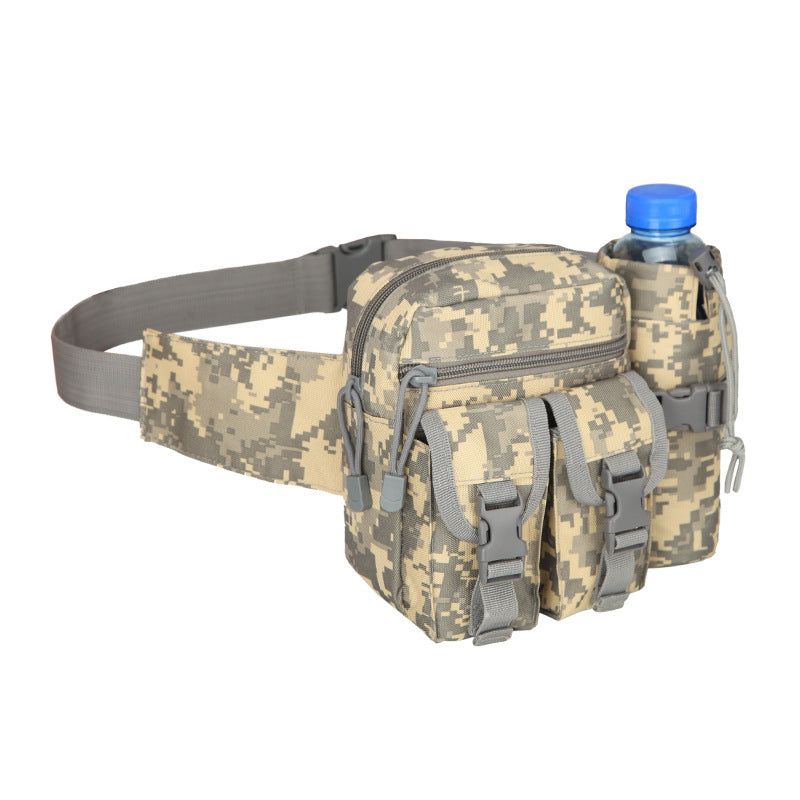 Customized Bottle Waist Pack Kit Camouflage Kettle Bag Travel Small Waist Bag Riding Satchel