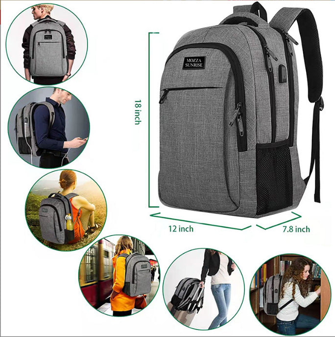 Custom Wholesale New Arrival Multifunctional Business USB Charging Backpack Computer Bag Backpack Travel & Outdoor Men and Women