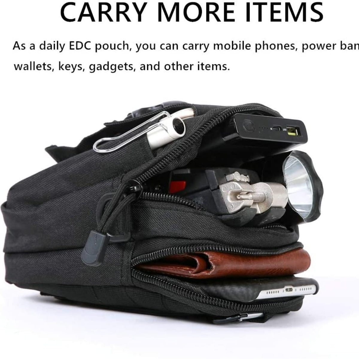 Customized Outdoor Waterproof Cell Phone Belt Bag Pannier Bag Tactical Shoulder Bag Tactical Waist Pack Shoulder Messenger Bag