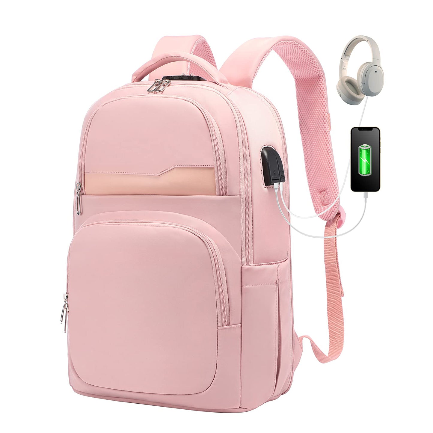 Customized New Product Schoolbag Female Style Korean Style Junior High School High School Student Backpack New Fashion Backpack Female