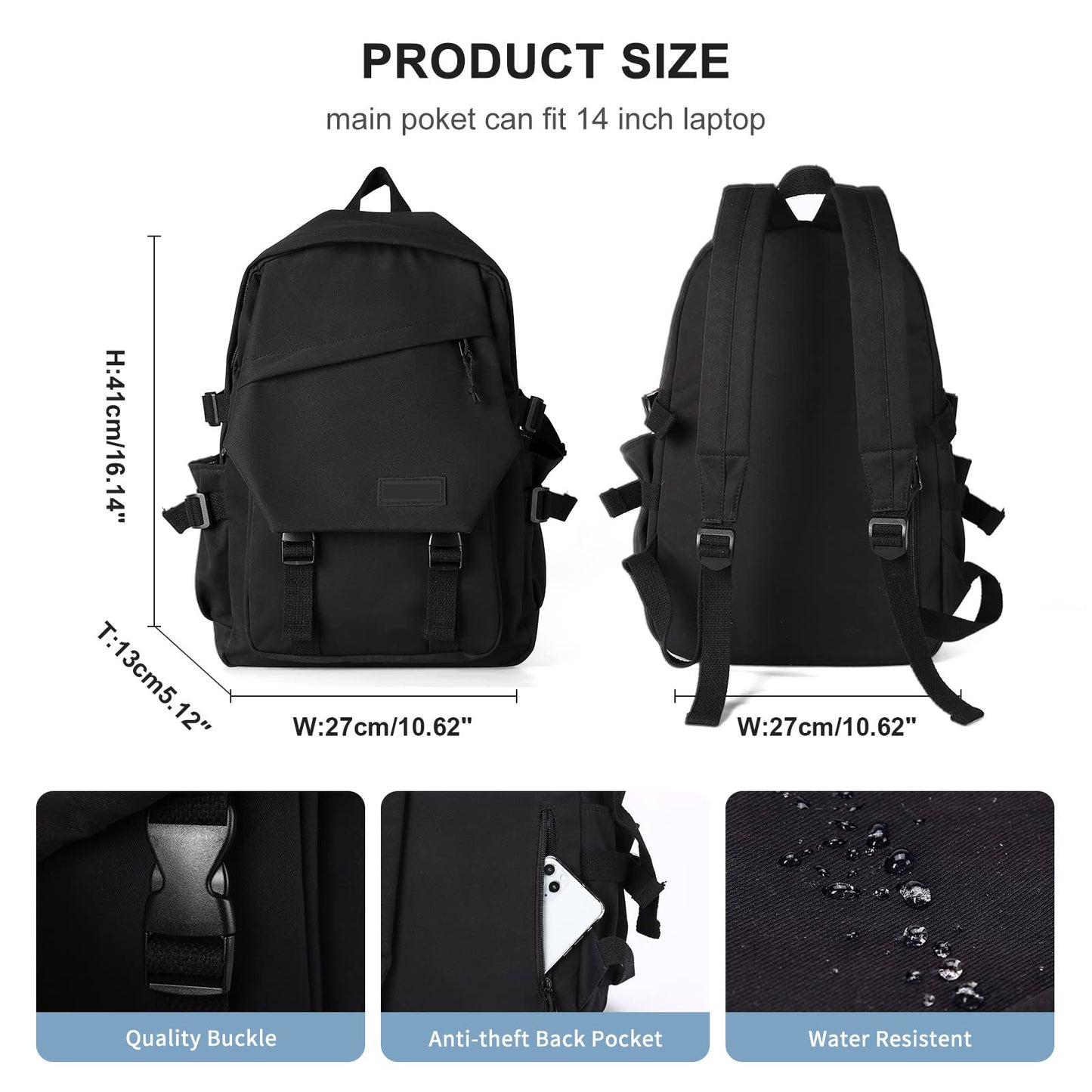 Custom New Arrival Korean Fashion Backpack Female Notebook Computer Bag Backpack High School Student Schoolbag