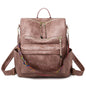 Customizable  Retro  Pu Leather Women's Backpack Backpacks For Teen Girls