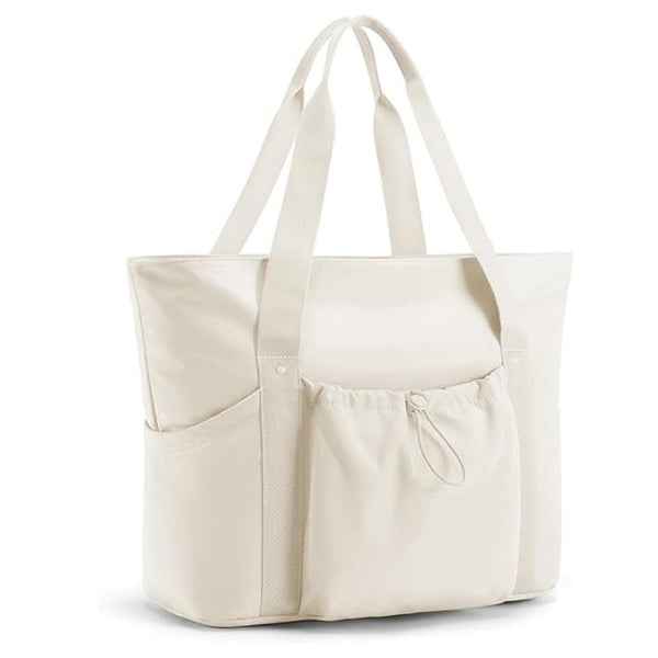 Customizable Pleated Shoulder Bag Big Handbag Travel Tote Bag