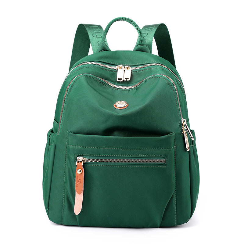 Wholesale Customizable New Women's Large Capacity Backpack Korean Fashion Casual Backpack Waterproof Nylon Bag