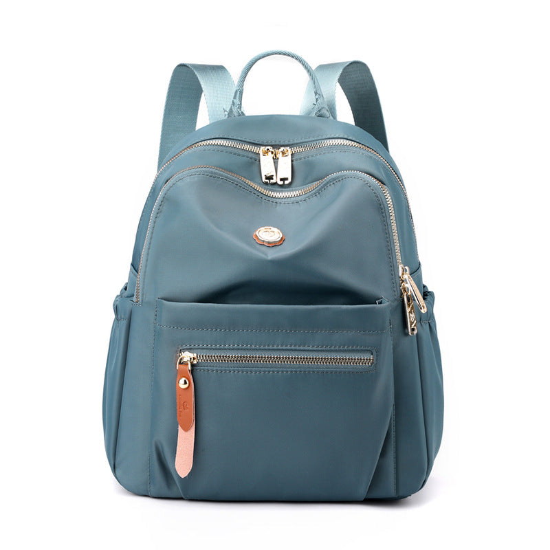 Wholesale Customizable New Women's Large Capacity Backpack Korean Fashion Casual Backpack Waterproof Nylon Bag