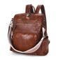 Customizable Retro Large Ladies Backpack 2 Pieces Set College Bags For Women