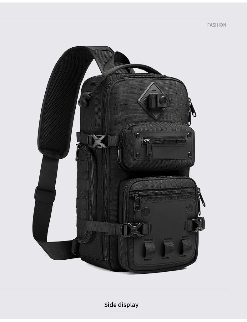 High Quality Tactical Chest Bag Outdoor Men's Large Capacity Sports Bag One Shoulder Messenger Bag