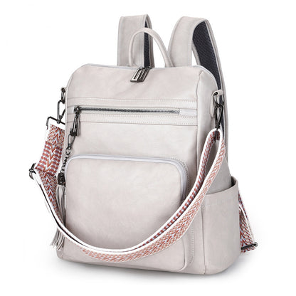 Customizable Retro Large Ladies Backpack 2 Pieces Set College Bags For Women