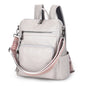 Customizable Retro Large Ladies Backpack 2 Pieces Set College Bags For Women