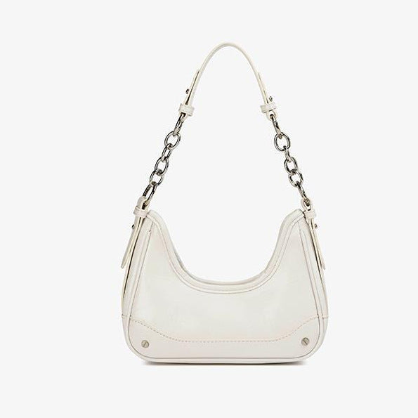 Wholesale Customizable Underarm Bag For Women's Summer 2023 New Advanced Silver Bag PU Chain One Shoulder Crossbody Bag Women Purse