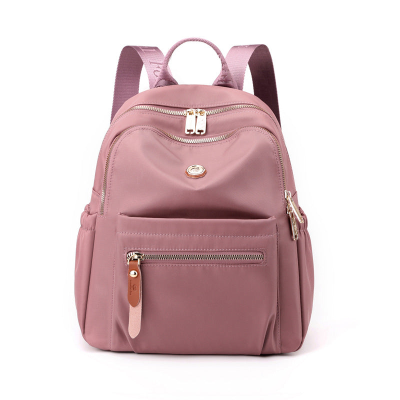 Wholesale Customizable New Women's Large Capacity Backpack Korean Fashion Casual Backpack Waterproof Nylon Bag