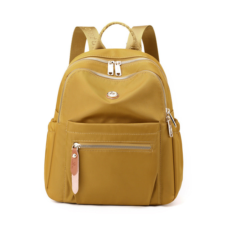 Wholesale Customizable New Women's Large Capacity Backpack Korean Fashion Casual Backpack Waterproof Nylon Bag