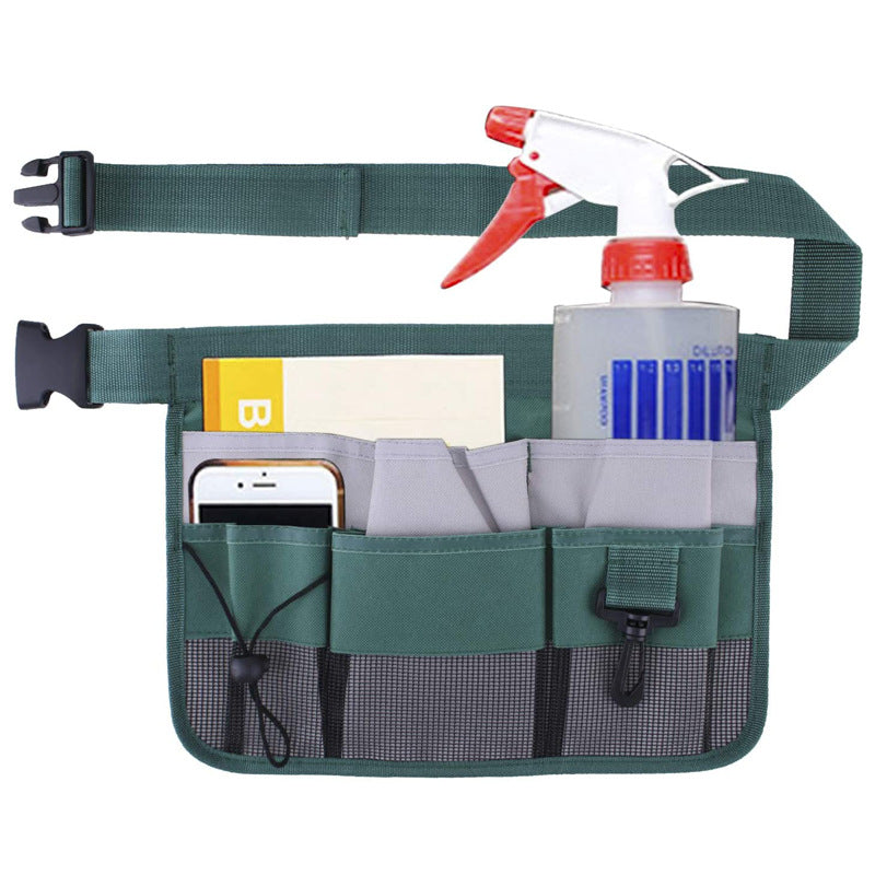 Customized New Product Oxford Waterproof Gardening Tool Fanny Pack Outdoor Fashion Pocket Apron Bag