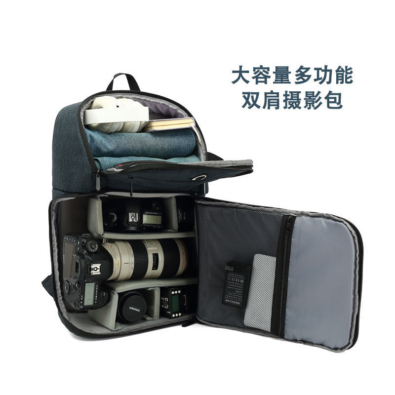 Customized DSLR Camera Bag Photography Backpack Large Capacity Multifunctional Waterproof Camera Bag