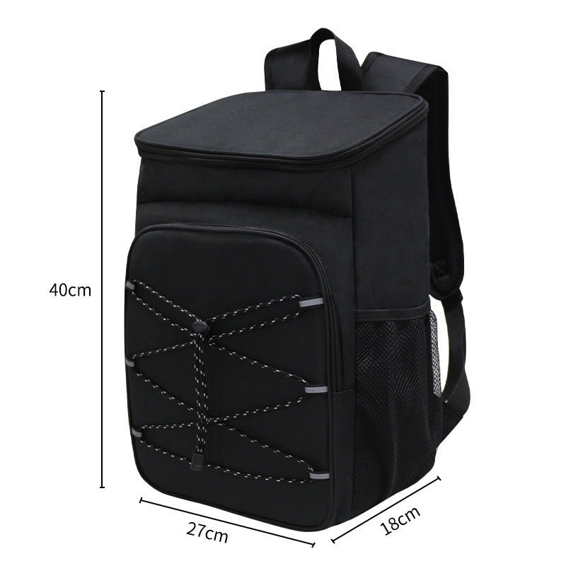 Customizable Outdoor Fresh Ice Pack Large Capacity Insulated Backpack Leak-Proof Shoulder Picnic Bag